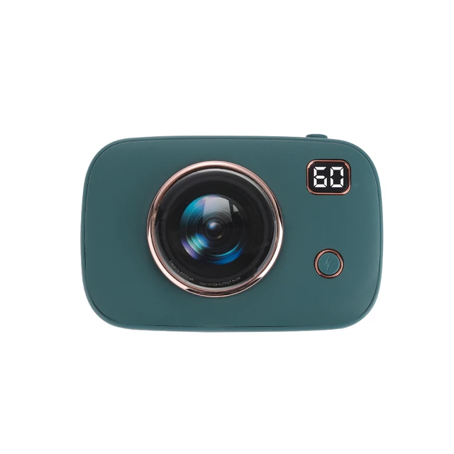  自由光 两用二合一 暖手宝充电宝 化妆镜