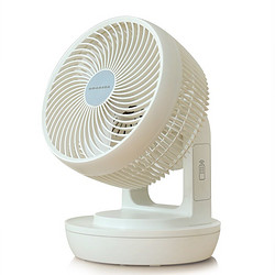 Amadana 日本amadana空气循环扇家用电风扇台式涡轮换气扇遥控对流宿舍办公室风扇A-FC013DR 富士白