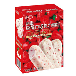 meiji 明治 草莓白巧克力冰淇淋   245g