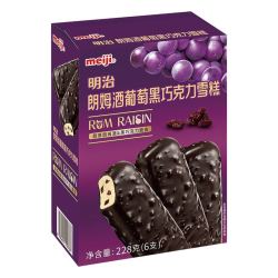 meiji 明治 朗姆酒葡萄黑巧克力雪糕 228g(6支)