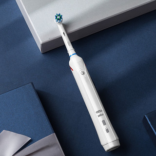 Oral-B 欧乐-B P3000 电动牙刷 樱花白 2支刷头+旅行盒