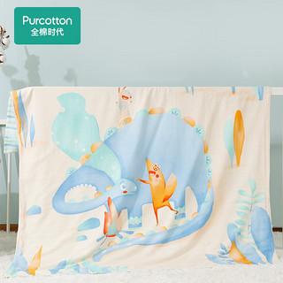 Purcotton 全棉时代 纱布被婴儿六层纯棉盖毯空调小被子四季通用 120cm×135cm 森林回忆
