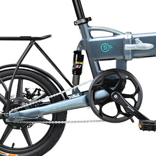 FIIDO D2 电动自行车 TDR004Z 36V7.5Ah锂电池 灰色 单速版