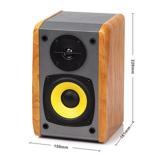 EDIFIER 漫步者 R1000TC 北美版 桌面多媒体音箱 木纹色