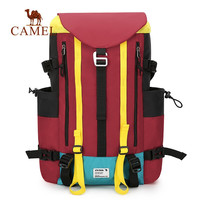 骆驼 CAMEL T0S3C3120 男士双肩包  深灰 20-35升