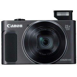 Canon 佳能 PowerShot SX620 HS 3英寸数码相机 (4.5-112.5mm、F3.2) 黑色