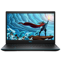 DELL 戴尔 G3 3500 15.6英寸 游戏本 黑色(酷睿i7-10750H、GTX 1660Ti 6G、8GB、512GB SSD、1080P、IPS、144Hz、R1762BR)