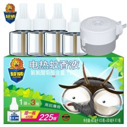 SUPERB 超威 电热蚊香液 4瓶1器