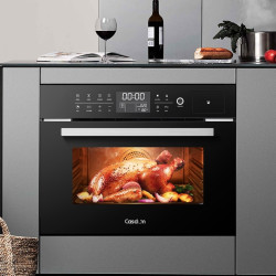 casdon凯度sr56bgw嵌入式蒸烤箱56l