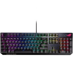 ROG 玩家国度 Strix Scope 游侠 经典版 104键 有线机械键盘 黑色 Cherry茶轴 RGB