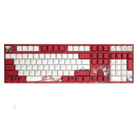 VARMILO 阿米洛 中国娘 VA108M 锦鲤娘 108键 有线机械键盘 红色 Cherry红轴 无光