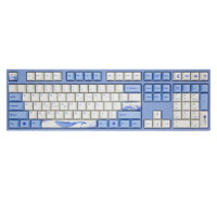 VARMILO 阿米洛 MA108 海韵 108键 有线静电容键盘 蓝白 阿米洛静电容V2樱花粉轴 单光