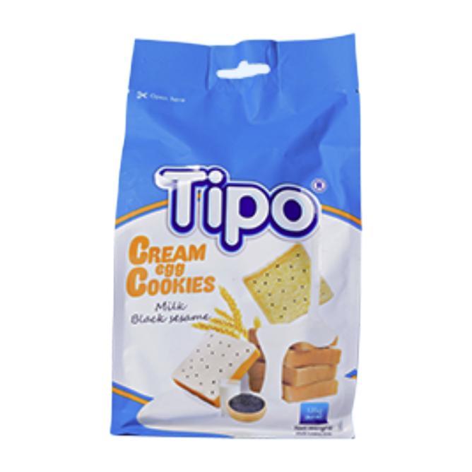 Tipo 友谊 涂层饼干 牛奶芝麻味 135g*4袋