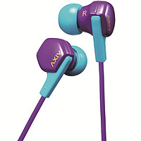 JVC 杰伟世 HA-FX17-VA 入耳式挂耳式有线耳机 紫蓝色 3.5mm