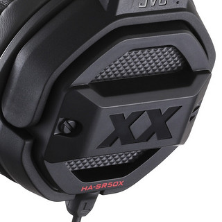 JVC 杰伟世 HA-SR50X 耳罩式头戴式有线耳机 黑色 3.5mm