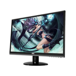 AOC 冠捷 E970SWN5 18.5英寸LED背光节能窄边框液晶电脑显示器（黑色）