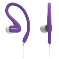 KOSS 高斯 KSC32 入耳式挂耳式动圈有线耳机 紫色 3.5mm