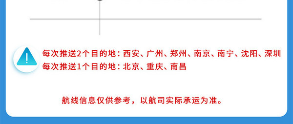 10个出发地！深圳航空机票盲盒（含20kg行李额）