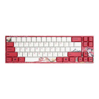 VARMILO 阿米洛 MIYA PRO 锦鲤娘 68键 有线机械键盘 红色 Cherry红轴 无光