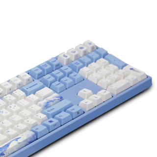 VARMILO 阿米洛 海韵 VA108 108键 有线机械键盘 蓝白 Cherry茶轴 无光