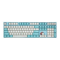 VARMILO 阿米洛 VA108M 比熊 108键 双模机械键盘 蓝白色 cherry粉轴 无光