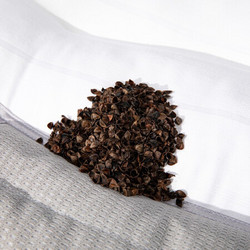 MERCURY 水星家纺 面料升级荞麦枕头枕芯荞麦皮枕头成人对装全棉抗菌74*48cm