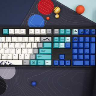 VARMILO 阿米洛 VA108M 108键 有线机械键盘 山巅 Cherry红轴 单光