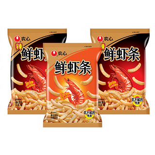 NONGSHIM 农心 鲜虾条组合装 2口味 90g*3包（经典辣虾条90g*2包+鲜虾条90g）