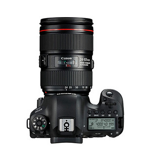 Canon 佳能 EOS 6D Mark II 全画幅 数码单反相机 黑色 EF 24-105mm F4.0 IS Ⅱ USM 变焦镜头 单镜头套机