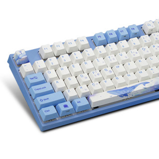 VARMILO 阿米洛 VA87M 海韵 87键 有线机械键盘 蓝白色 Cherry茶轴 无光