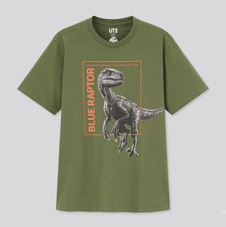 UNIQLO 优衣库 x Jurassic World 侏罗纪联名 438054 男士T恤