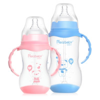 运智贝 婴儿温感奶瓶 320+240ml 2只装