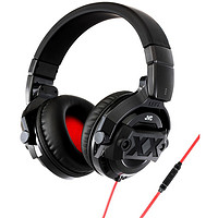 JVC 杰伟世 HA-MR77X 耳罩式头戴式有线耳机 黑红色 3.5mm