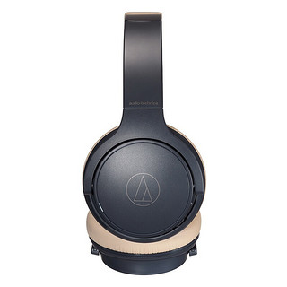 audio-technica 铁三角 ATH-S220BT 耳罩式头戴式动圈蓝牙耳机 米色