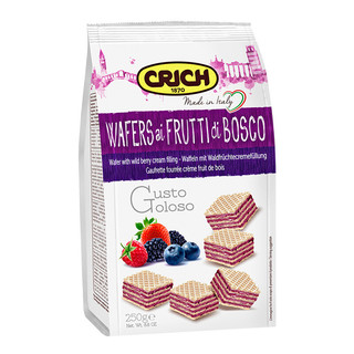 CRICH 可意奇 奶油威化饼干 野莓果味 250g