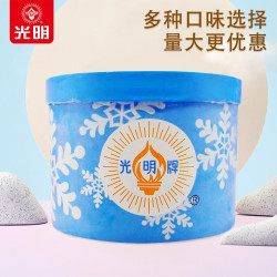 Bright 光明 大桶冰淇淋3kg挖球雪糕3公斤冰激凌餐饮商用冷饮 光明大桶蜜瓜味1桶