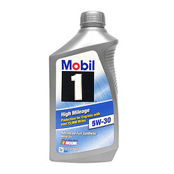 Mobil 美孚 美国进口 1号高里程 HM 5W-30 全合成机油 1QT/0.946L