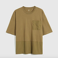 Gap 盖璞 697676 重磅密织系列短袖T恤