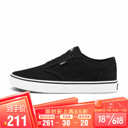 VANS 范斯 Vans范斯官方 潮流黑武士复古男鞋低帮潮帆布鞋 黑色 41