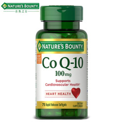 NATURE'S BOUNTY 自然之宝 辅酶Q10软胶囊 100mg*75粒