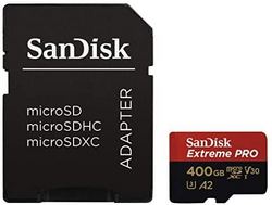 SanDisk 闪迪 Extreme Pro 400 GB microSDXC存储卡+具有A2 App性能的SD适配器