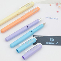 Schneider 施耐德 德国进口学生钢笔 BK410 丁香紫 EF尖 钢笔+笔盒+6元墨囊一盒+绒布笔袋