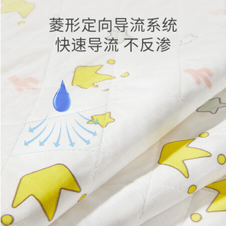 贝博氏 BABY BOX（BABYB0X）隔尿垫婴儿防水垫新生儿童宝宝纱布款防尿垫透气可水洗 长颈鹿50*70cm
