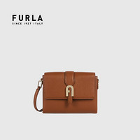 芙拉 FURLA 21FW秋冬 奢侈品 女士 单肩斜挎包 WE00162-1760-514 棕色