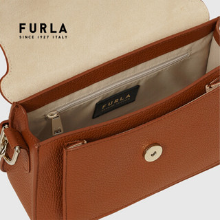 芙拉 FURLA 21FW秋冬 奢侈品 女士棕色单肩斜挎包