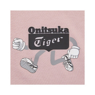 Onitsuka Tiger鬼塚虎轻便时尚 短袖T恤衫 2183A800-100 粉色 S