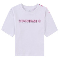 CONVERSE 匡威 儿童logo印花纯棉短袖T恤