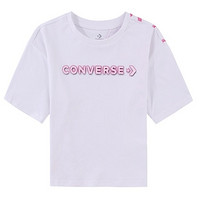 CONVERSE 匡威 儿童logo印花纯棉短袖T恤