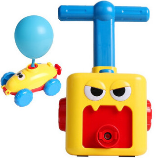 KIDNOAM 机器人空气动力车益智玩具 2车6球