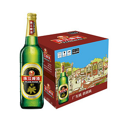 PEARL RIVER 珠江啤酒 12度 经典老珠江啤酒600ml*12瓶